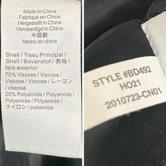 J Crew Black Puff Sleeve Velvet Button Front Dress Square Neck - Picture 12 of 12